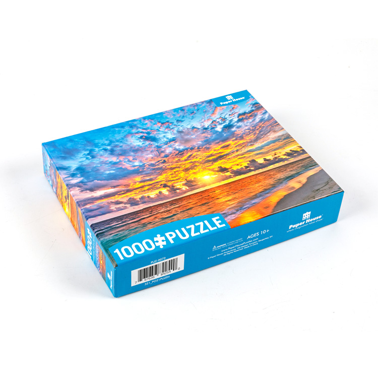 Puzzel 1000 stuks Ondergaande zon op zee